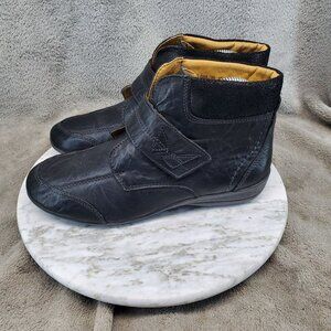 Padders Shoes Womens EU 39 US 8 Ivy Black Leather Ankle Boots